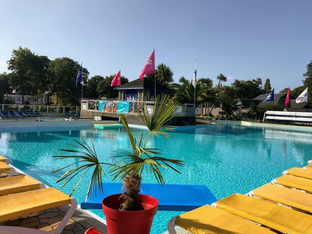 Mobil-Home 6-8 Pers Domaine De Kerlann ポン・タヴェン エクステリア 写真